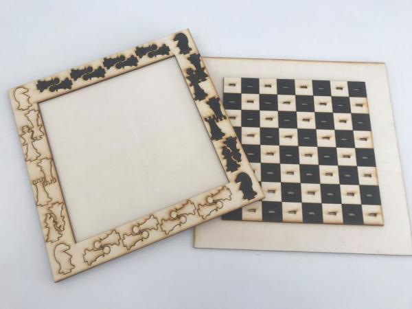 Schach - Flat Earth Chess - Ablage und Spielfeld2